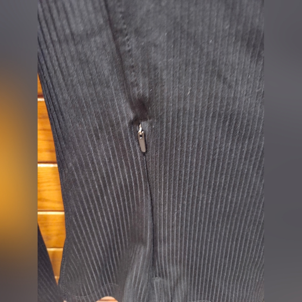 Danskin Black Ribbed Yoga Performance Jacket - Picture 3 of 6